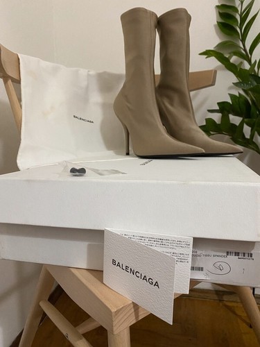Balenciaga knife boots dorato - balenciaga,