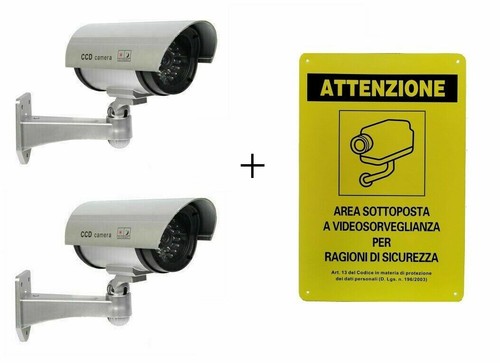 Kit telecamere finte con led - telecamere,