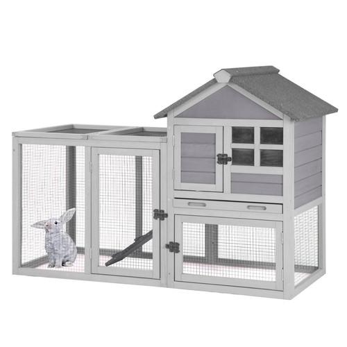 Rabbit hutch outdoor - rabbit,
