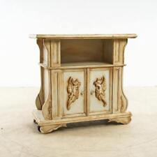 MOBILE CREDENZA, PORTA TV SHABBY COLOR BIANCO CON SFUMATURE TESTA DI MORO