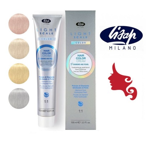 Light scale hair color - light, cream
