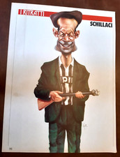 TOTO' SCHILLACI (CLIPPING RITAGLIO MINI POSTER HURRA' JUVENTUS 1990)