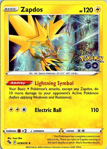 Zapdos 029 078 - zapdos, 029/078