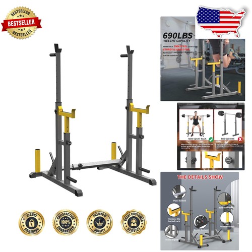 Squat rack regolabile 690lb - squat,