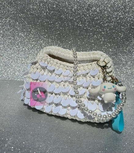 Borsa artigianale bianca - borsa,