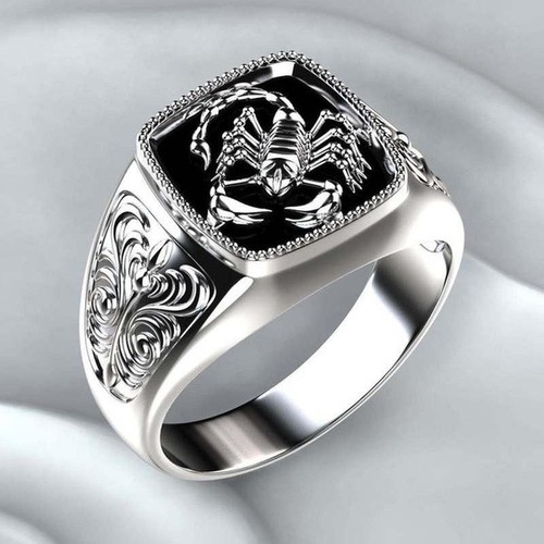Anello punk scorpione uomo - anello,