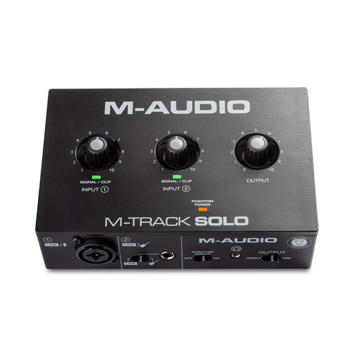 Audio track solo - m-audio, m-track