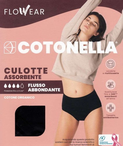 Culotte assorbente lavabile - assorbente, in