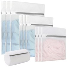 10 Pezzi Sacchetti per Lavatrice 4 Misure Sacchetti Lavatrice Riutilizzabile