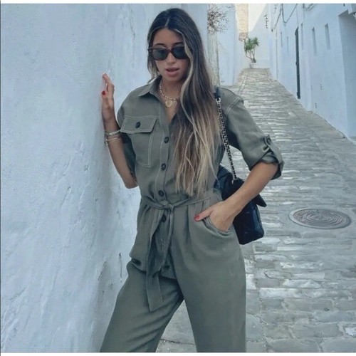 Last nwt zara khaki - nwt, jumpsuit