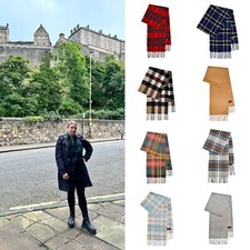 Sciarpa donna 100% lana tartan
