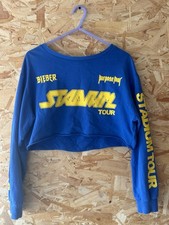 T-shirt H&M Divided Justin Bieber Stadium Purpose Tour concerto XS crop top
