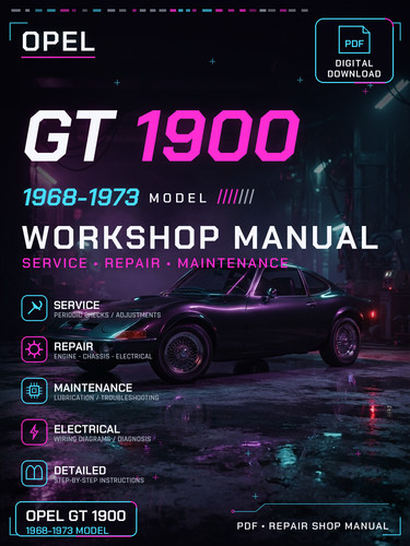 Opel 1900 1968 1969 1970 - gt,