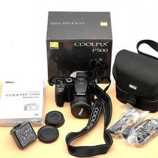 NIKON COOLPIX P500 12.1 MP 36x Zoom con SCATOLA - Completo