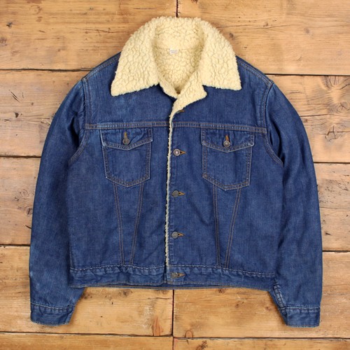 Giacca denim foderata sherpa