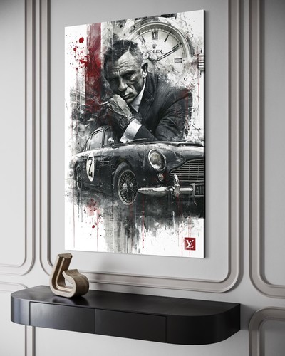 Quadro tela james bond - su,