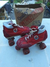 ANTICHI PATTINI A ROTELLE VECCHI ROLLER SKATES VINTAGE INVICTA NO ZAINO PTC10