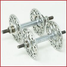 NOS MAURIZIO EXTRA FB BRIVIO MOZZI RACING ACCIAIO 36H VINTAGE VECCHIA FLANGIA ALTA