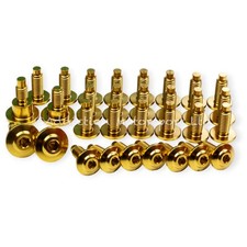 31x Set viti carena titanio