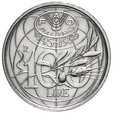 1995 * 100 lire Italia Testa