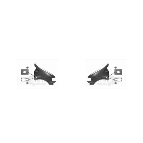 Set paraurti anteriore - set,