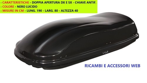Baule box tetto per auto - per,