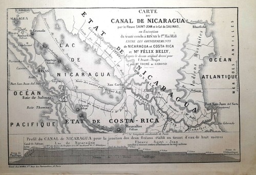 Stampa antica carta - antica, canale