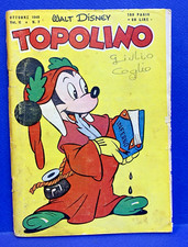 TOPOLINO LIBRETTO n. 7 Mondadori 1949 VARIANTE TIPOGRAFICA originale pezzo unico