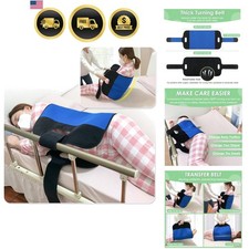 Cintura Trasferimento Pazienti Imbracatura Medica per Anziani Anziani Mobilità Assistita Letto Blu