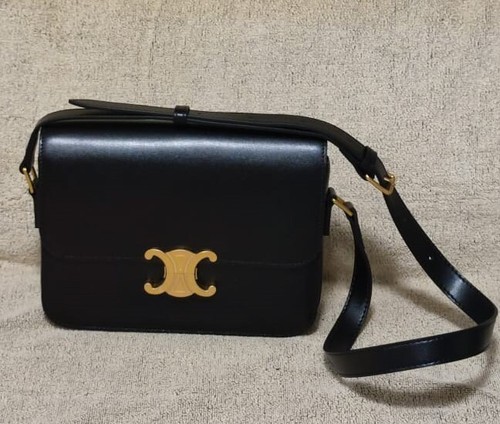 Borsa nera vera pelle 17x22 - borsa,