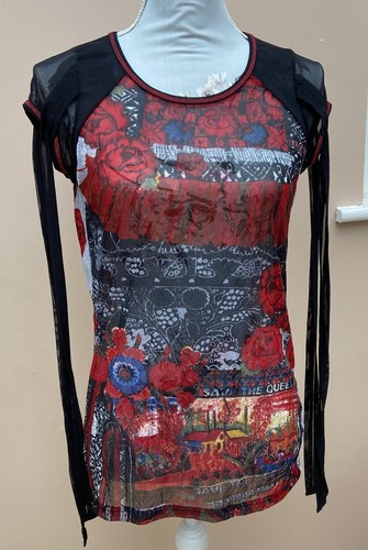 Top save the queen taglia - top,