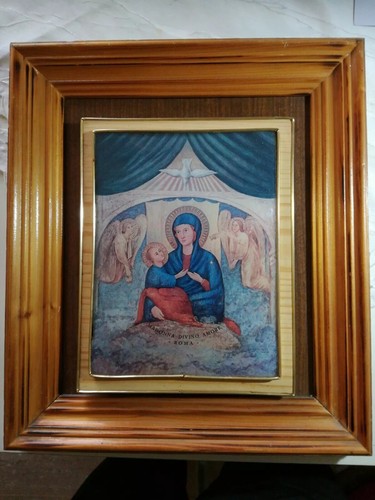 Quadro lampada madonna del - madonna,