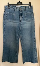 Jeans Zara blu culotte taglia