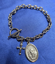 Padre Pio Saint Medal Charm