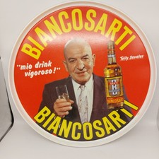 Vassoio Biancosarti Vintage Pubblicitario Advertising Pubblicità Tv Kojak Cm.31 