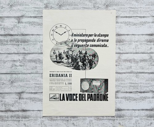 1930 voce padrone - voce, eridania