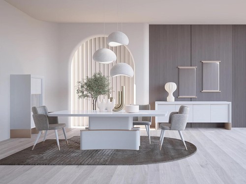 Sala pranzo design completa - sala,