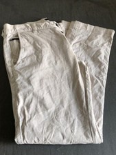 Mauro Grifoni original pantalone uomo velluto cotone panna tg 34/ man's trouser