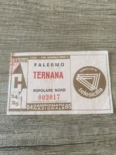 Palermo-ternana 1984/85 biglietto Calcio(No Juventus,Lazio,Inter,Roma,Milan)
