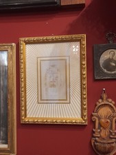 Cornice legno vintage con