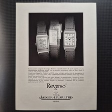 1984 Jaeger LeCoultre Reverso - Original AD Advertising Pubblicità Vintage