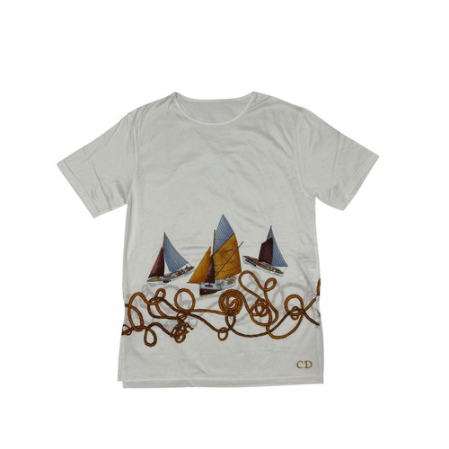 Shirt dior con spacchi - t-shirt,