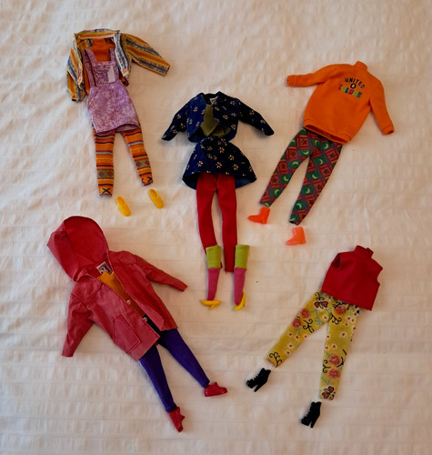 1990 collezione outfit barbie - 1990,
