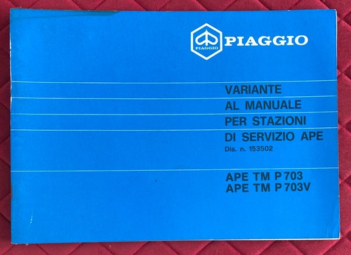 Piaggio ape 703 - piaggio,