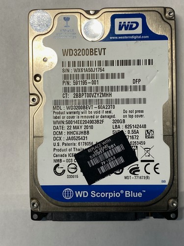 Disco rigido hdd western - rigido,