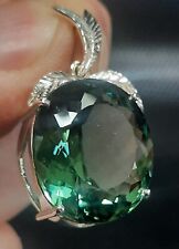 Pendente Ametista verde  47.79 ct  in Argento Sterling 925