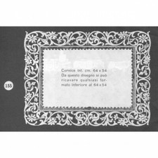 DISEGNO PER LA COSTRUZIONE DI UNA CORNICE CON IL TRAFORO DELLA AMATI COD. 155