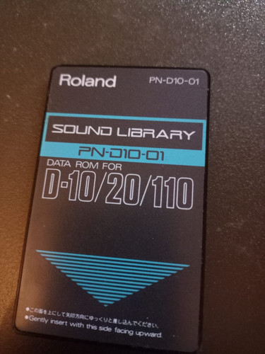 Roland card d10 - -01, sound