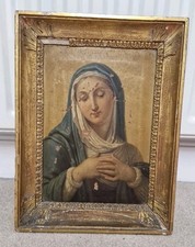 Antico olio su tela italiano