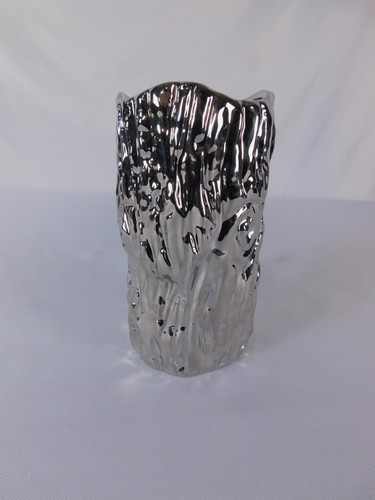 Vaso ceramica argento
